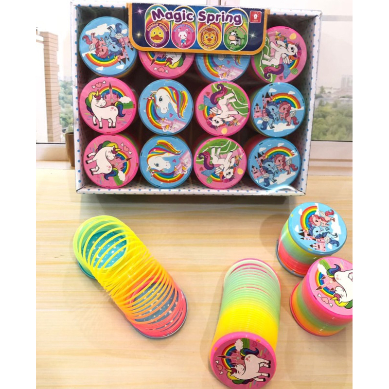 MAGIC SPRING RAINBOW SLINKY/RAINBOW SPIRAL MAINAN