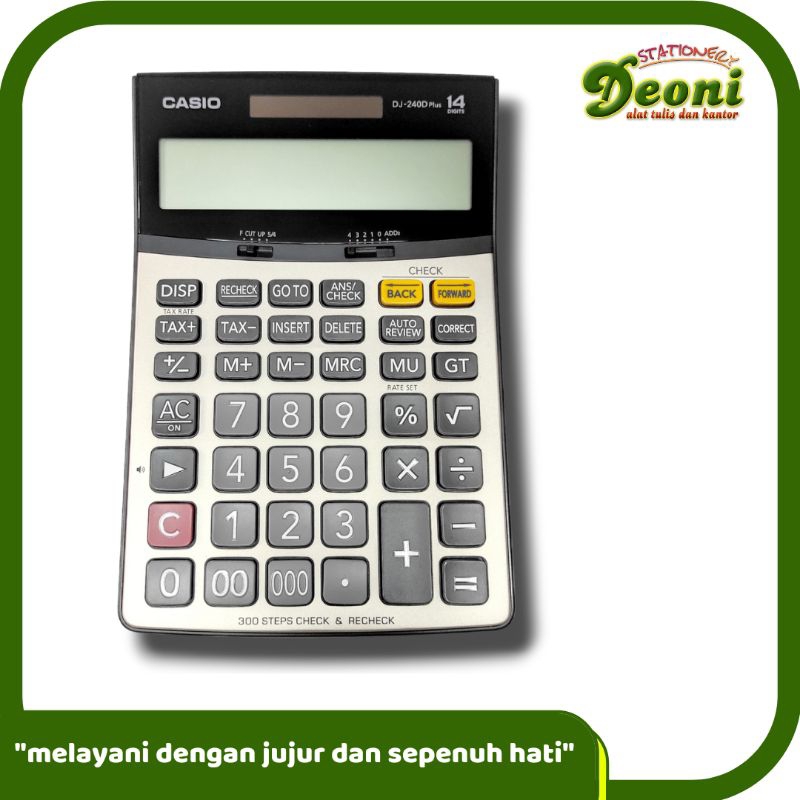 

Casio Calculator Kalkulator DJ-240D Plus 14 Digit