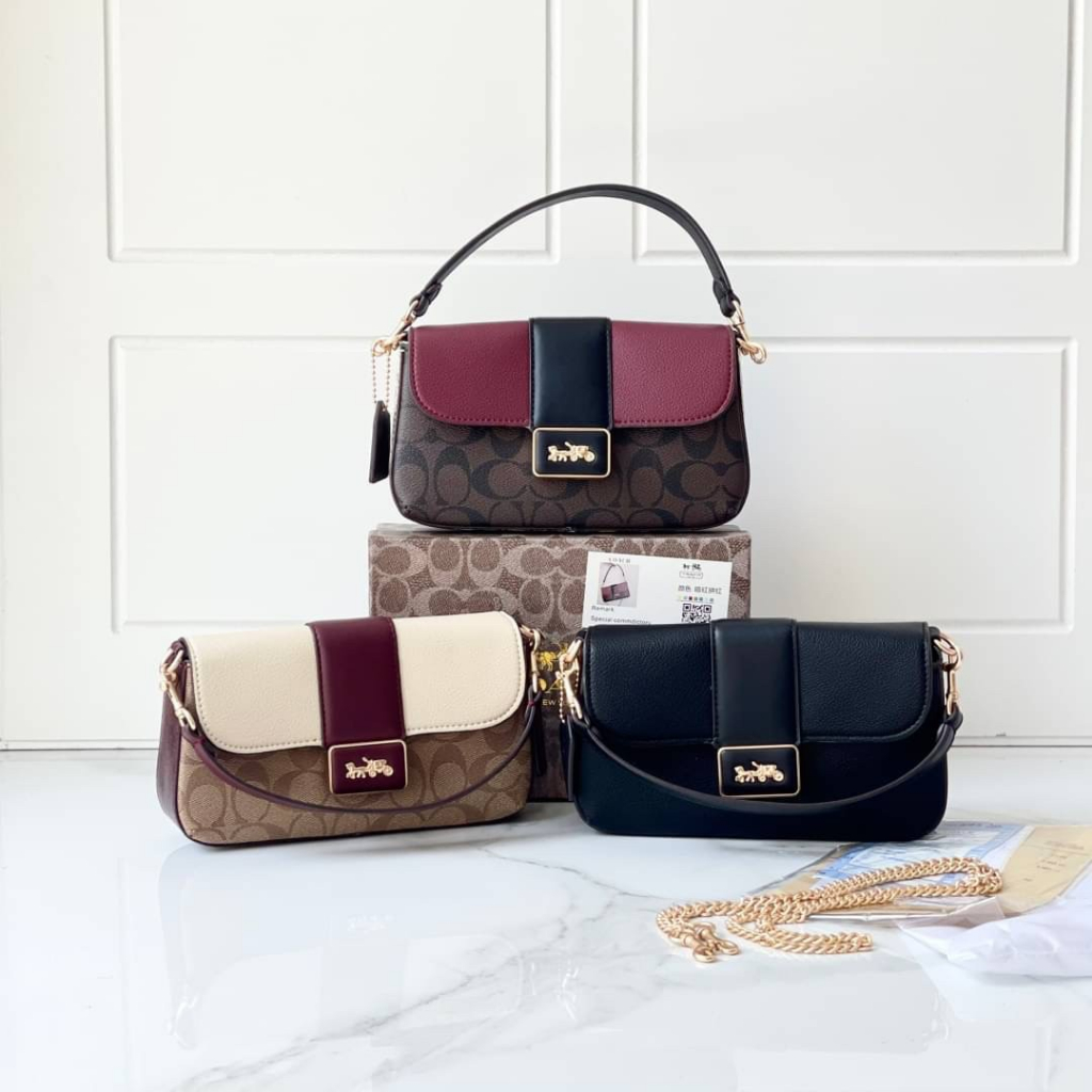 CCH TAS BAHU MINI GRACE BAQUETTE FRONT FLAP SHOULDER BAG 01143