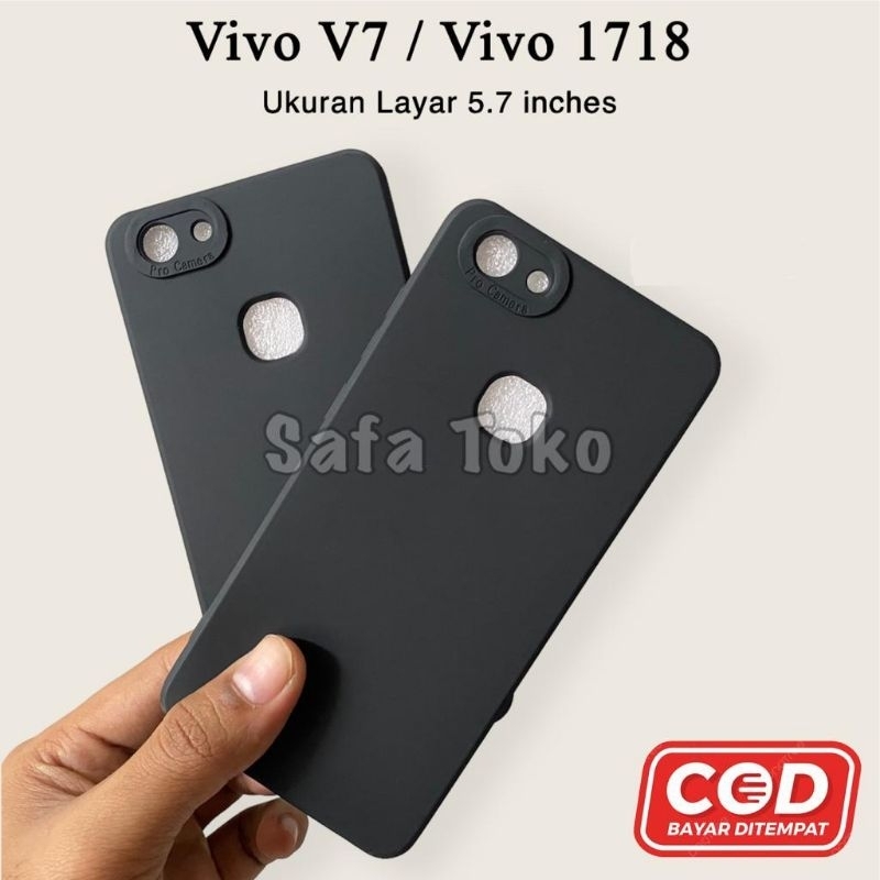 Case Matte Vivo V7 / Vivo 1718 Silicon Premium