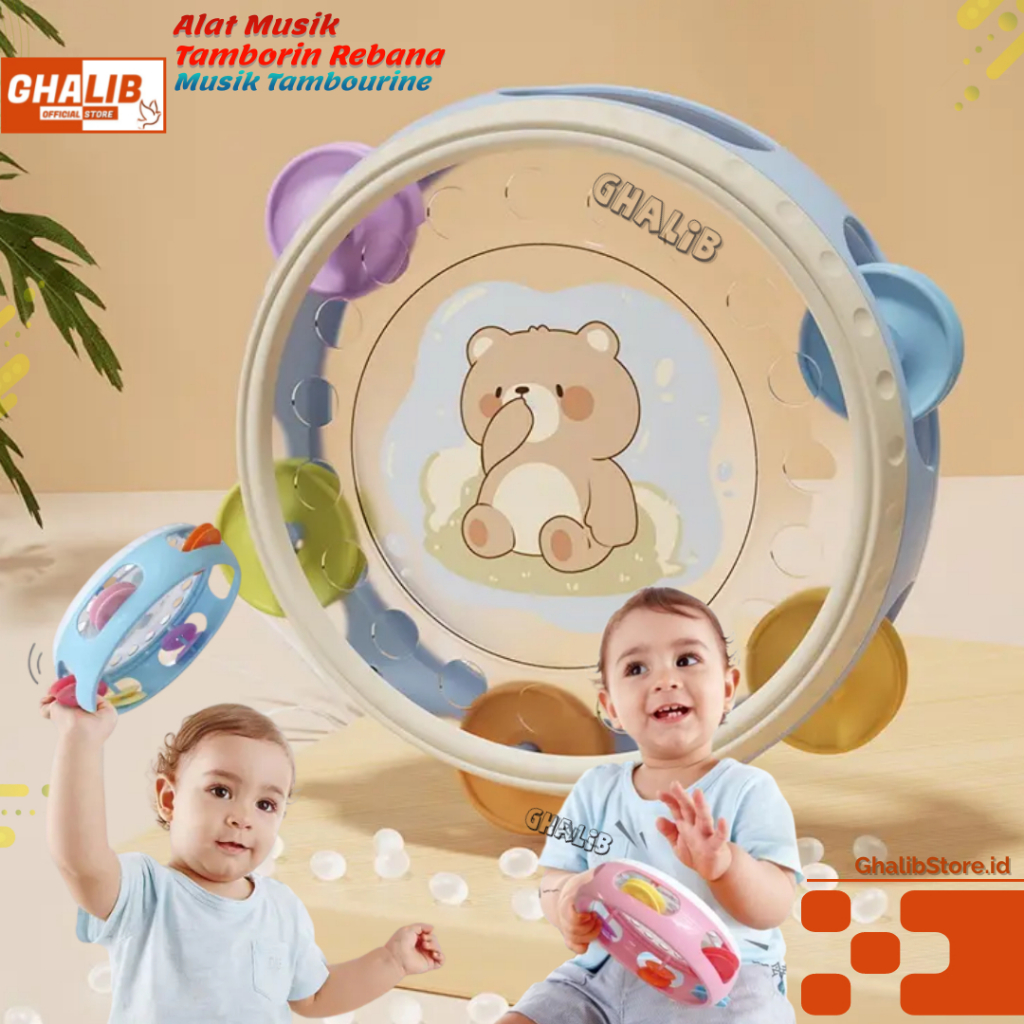 Mainan Alat Musik Tamborin Rebana Kecrekan