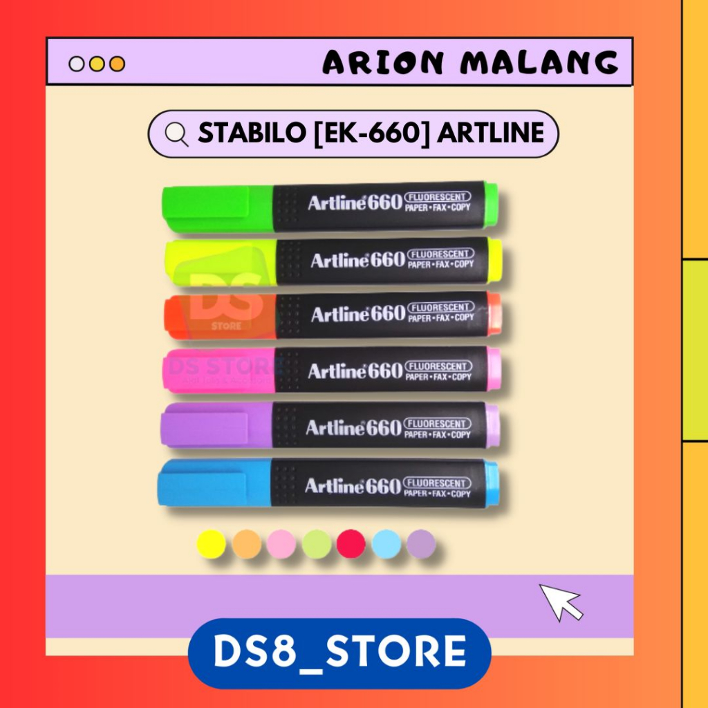 

Stabilo / Highlighter Warna EK-660 ARTLINE