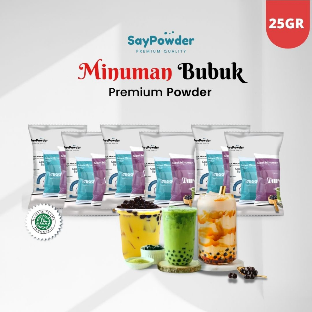 Bubuk Minuman Rasa Premium 25 Gram Serbuk Minuman Sachet Serbuk Minuman Kekinian Powder Minuman Serb