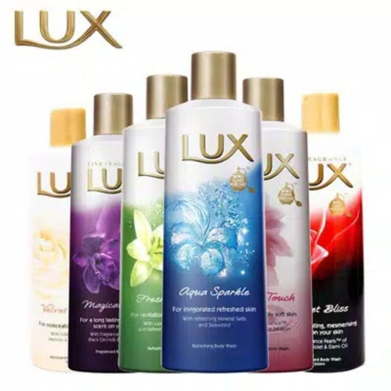 sabun mandi sabun lux cair sof rose botol 100 ml