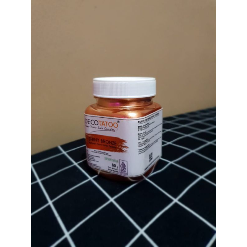 

pewarna bronze shiny 60gr