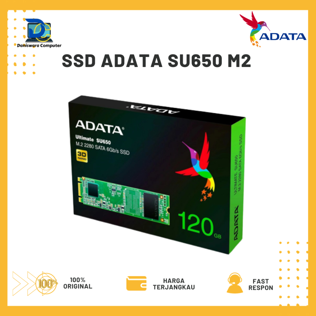 SSD Adata M.2 M2 120GB SU650