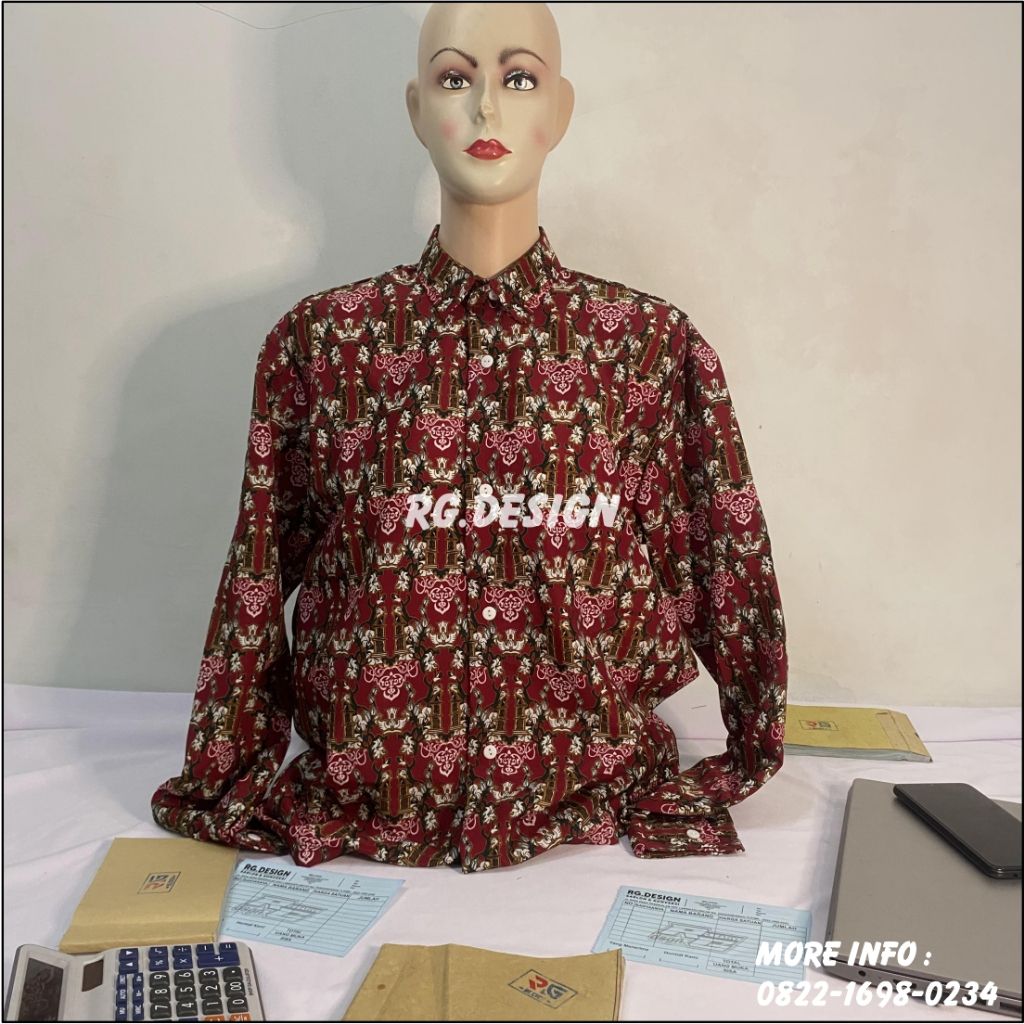 Seragam Batik Sekolah Anak SD - SMP - SMA / Batik Gapura C008 / Batik Sekolah Murah