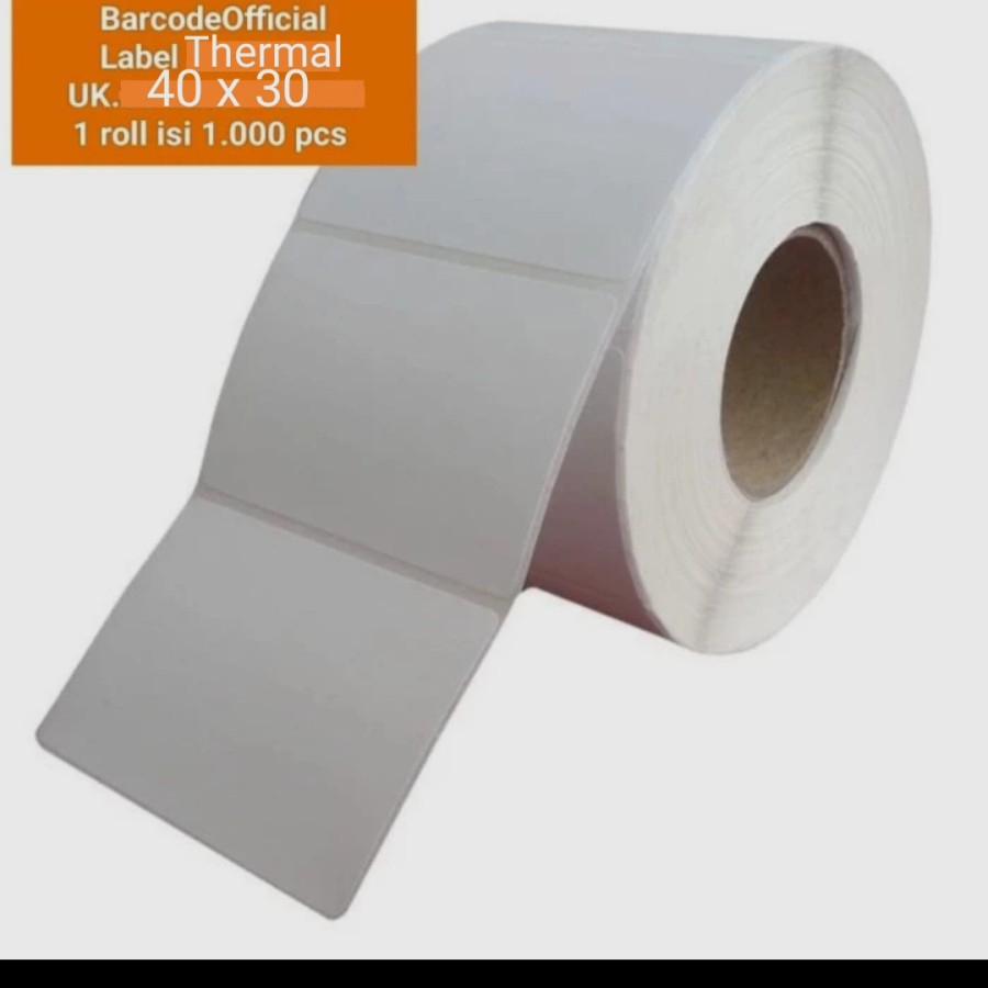 

LABEL STIKER THERMAL 40X30 MM - 1 LINE ISI 800 THERMAL ISI 1000