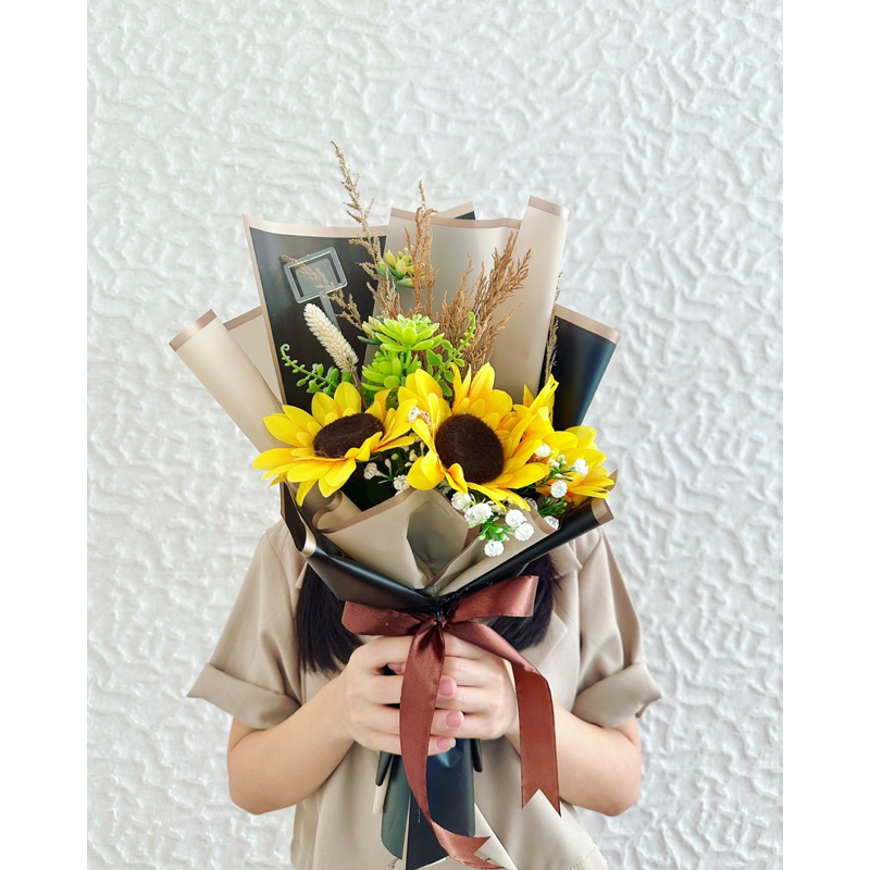 buket bunga simpel bouquet murah semarang kado gift anniversary buket ultah ulang tahun birthday gra