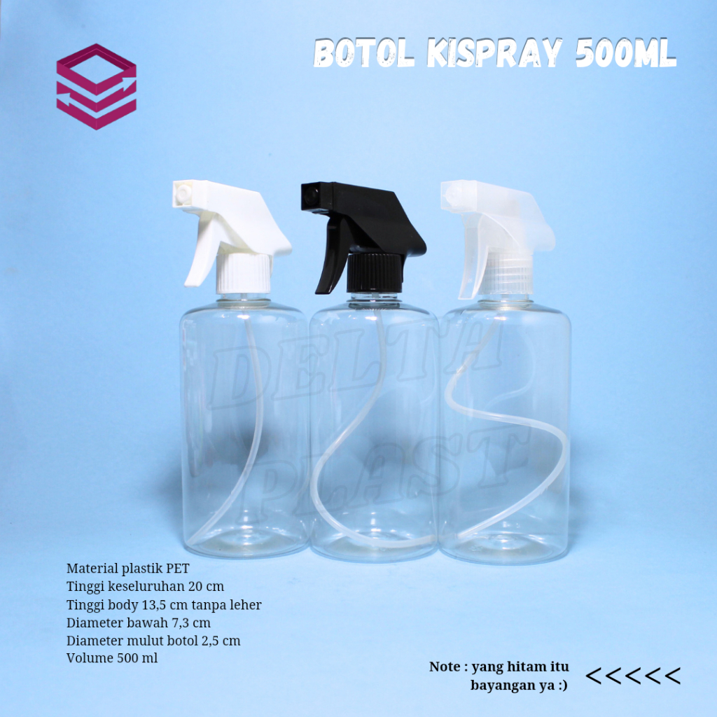 BOTOL KISPRAY 500 ML BENING / BOTOL SEMPROT 500 ML / BOTOL SPRAY 500ML
