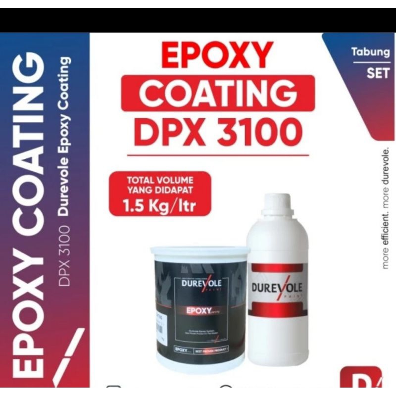 DUREVOLE EPOXY COATING DPX 3100 (BOTOL SET)