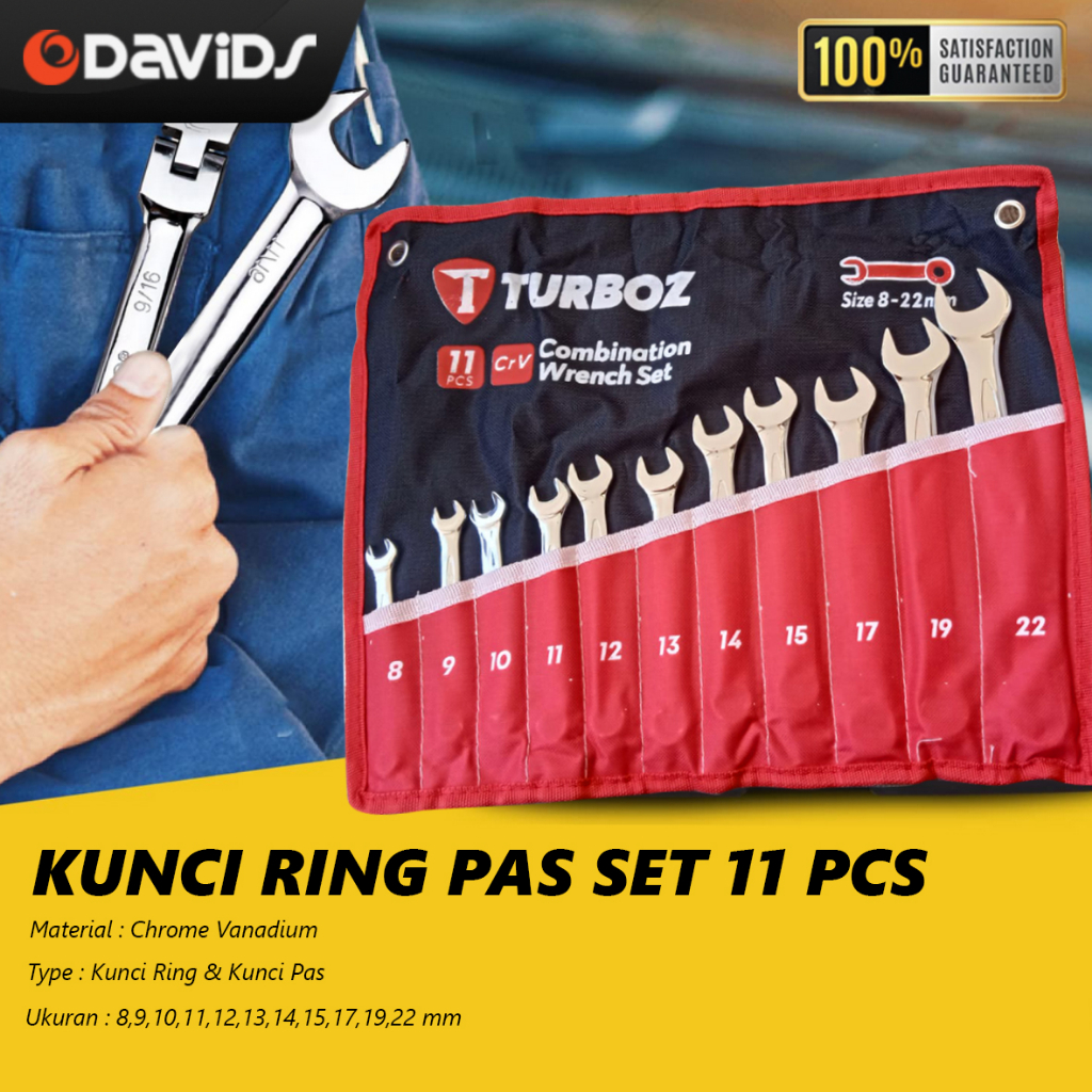 Kunci Ring Pas Set Konci Reng 10pcs Frt