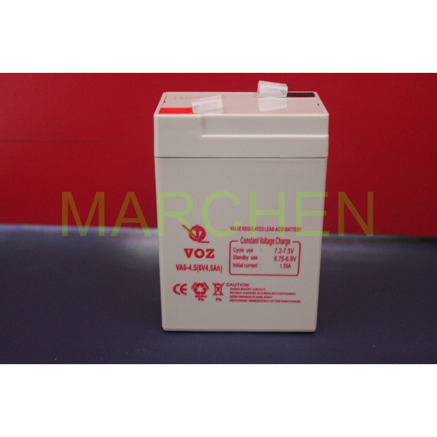 Baterai Aki 6V 4.5Ah 4.5A VOZ