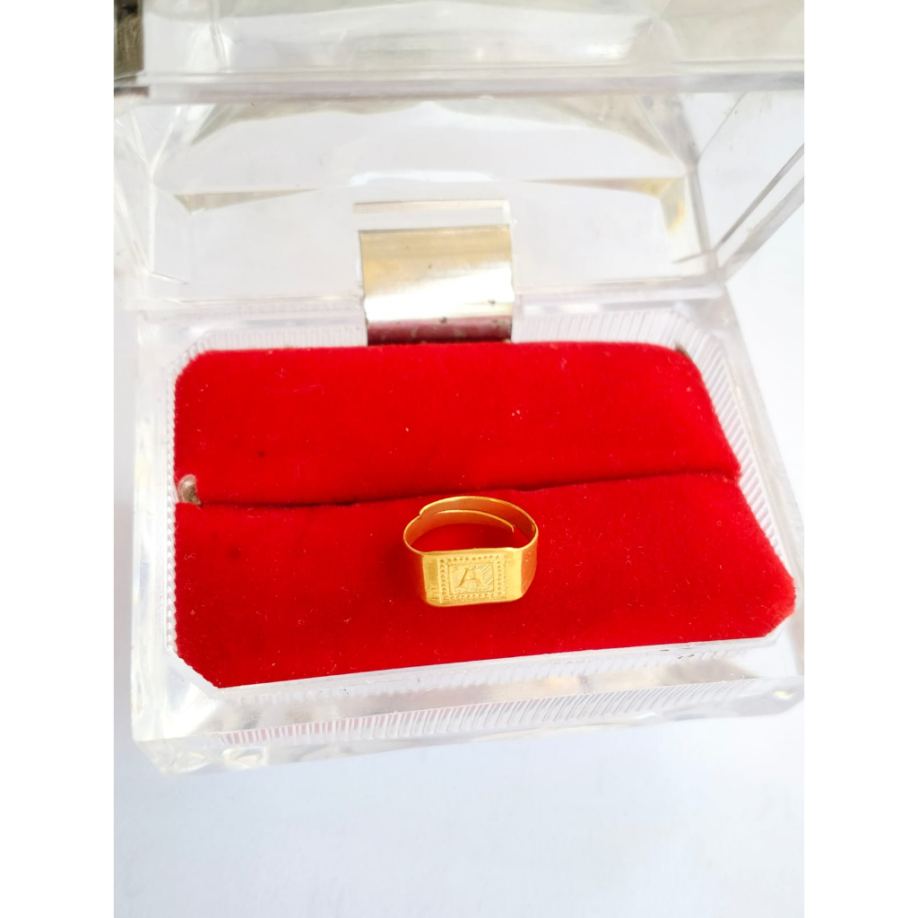Cincin Nama Inisial Huruf A Emas Asli Bisa Diatur Ukuran Cincin Bayi Cincin Anak Cincin Jenguk Bayi 