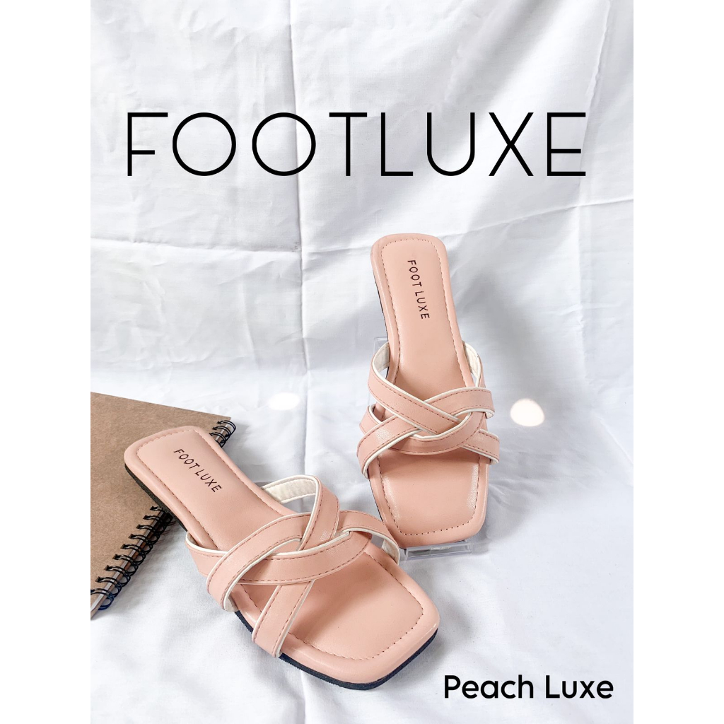 FOOTLUXE Sandal Wanita Flat Silang / Teplek Silang Wanita Terbaru Korean Style - Sandal Teplek Wanit