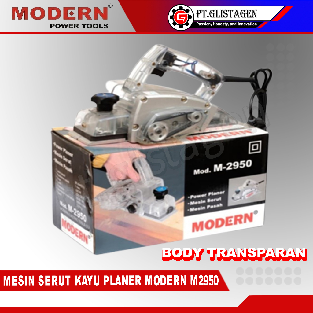 MODERN M2950 Mesin Planer Serut Sugu Ketam Pasah Kayu Modern M-2950