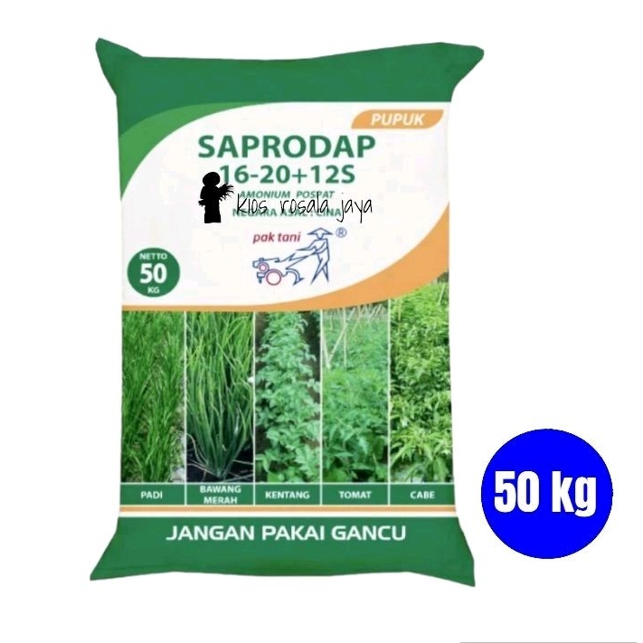 Pupuk SAPRODAP 50 kg Cap Pak Tani