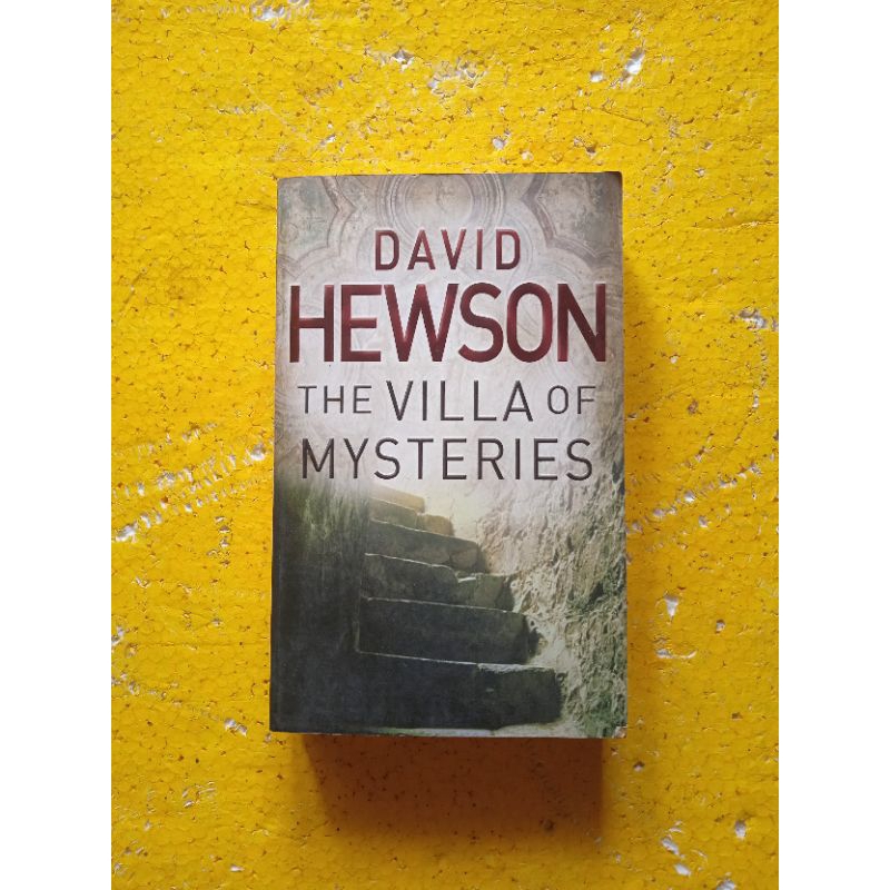 [Pan Books] Buku Novel Full English : The Villa Of Mysteries - David Hewson - Full English - Bekas -
