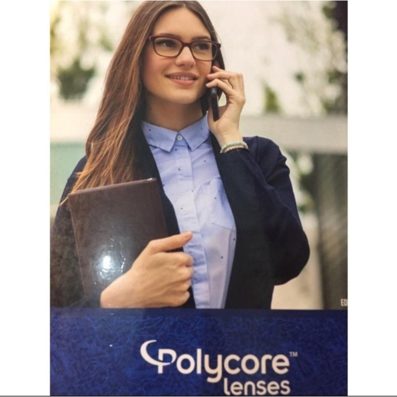 Lensa Progresif Polycore Polysoft Standard  3.0 1.56 Ublue