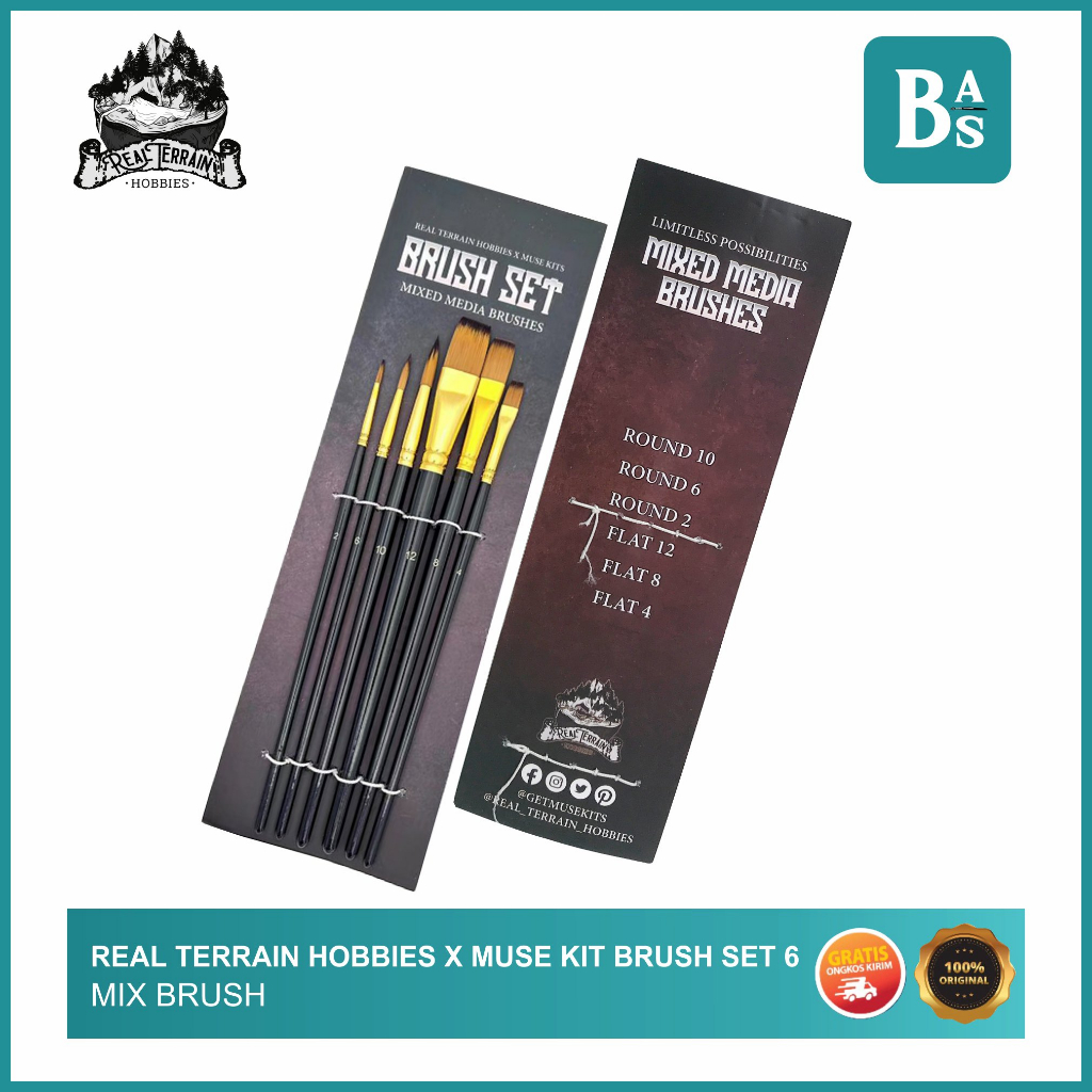 

Real Terrain Hobbies X Muse Kit Brush Set 6