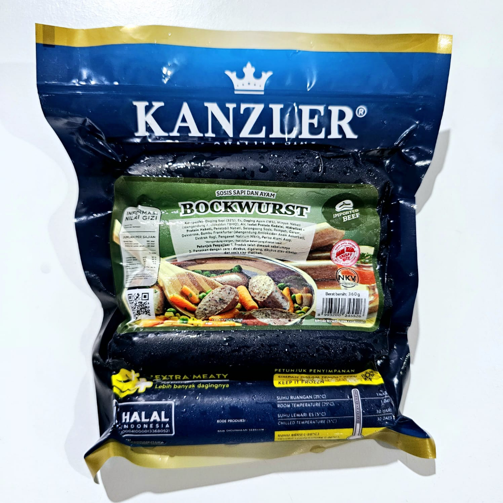 

Kanzler sosis bockwurst 360gr