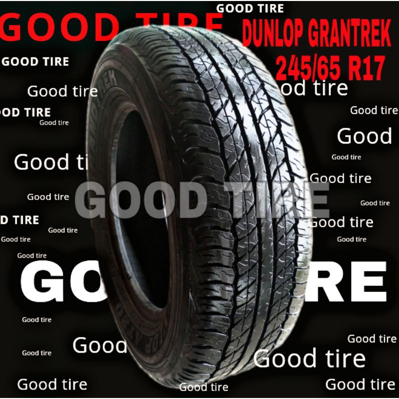 DUNLOP GRANTREK 245-65-17 R17 RING 17 COPOTAN SEKEN SECOND BEKAS BAN MOBIL CHEVROLET CAPTIVA STRADA