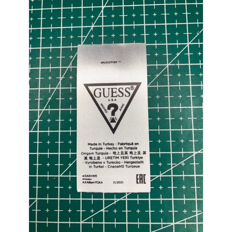 

GUESS TAG WASH PREMIUM CO 1X DI KIRIM 600PCS