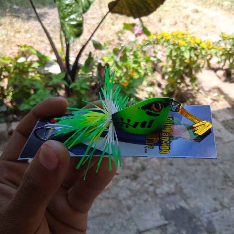JUMP FROG TRIANGLE 3,5 CM - UMPAN CASTING GABUSAN SANGAR LURE