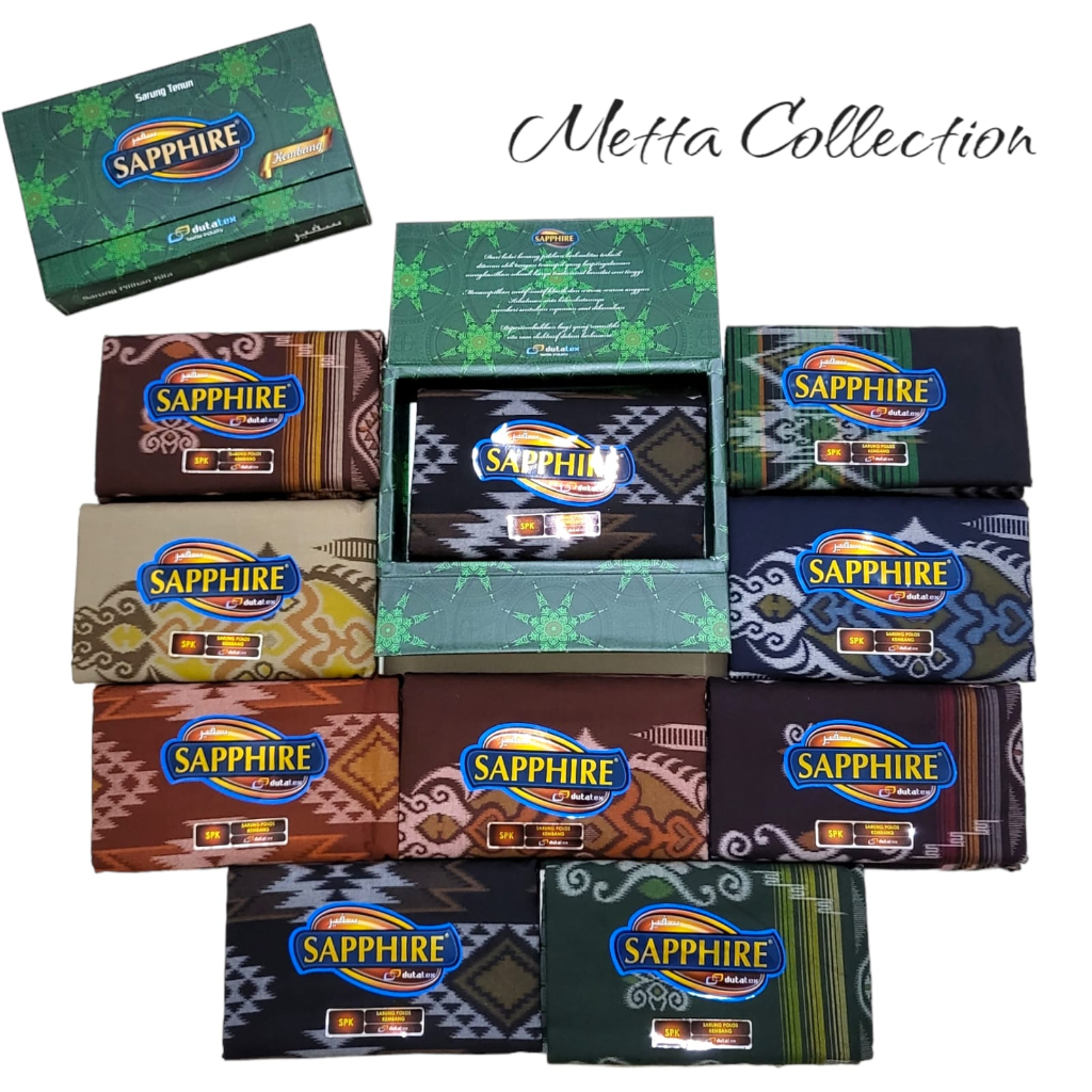 Sarung Sapphire Kembang