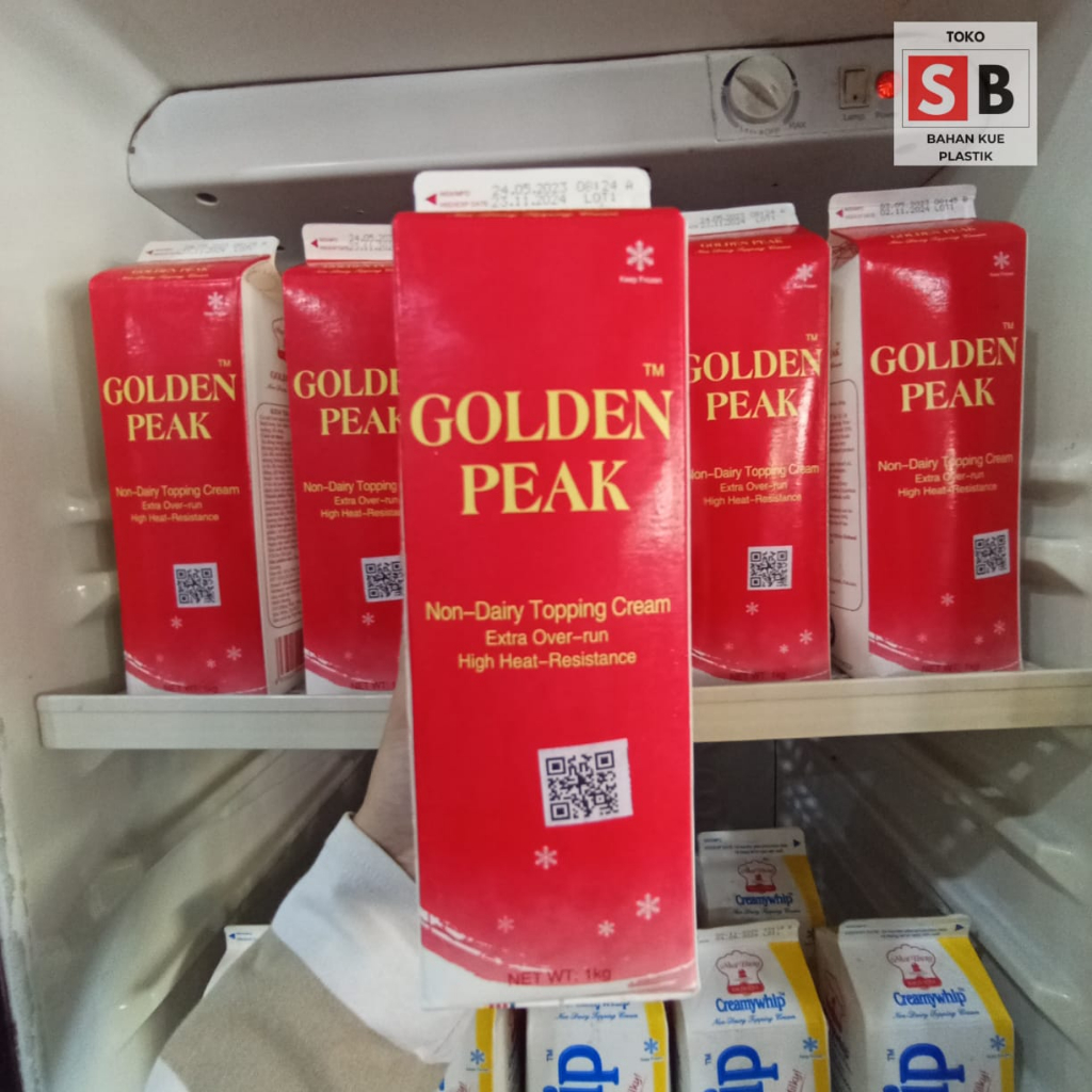 

WHIPPED CREAM GOLDEN PEAK 1KG | KHUSUS PENGIRIMAN INSTAN DAERAH CIMAHI DAN SEKITARNYA