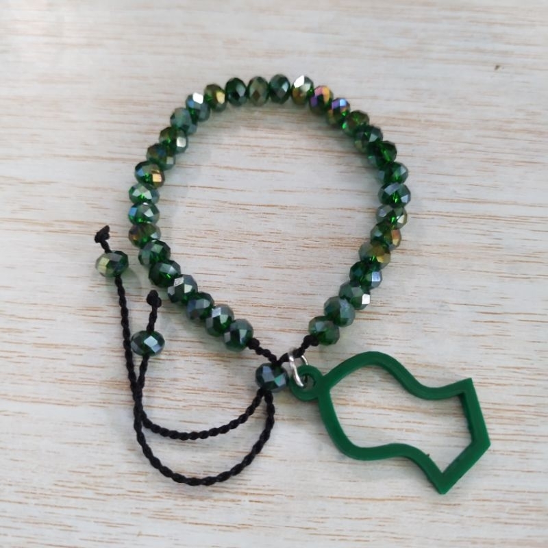 GELANG KRISTAL TEROMPAH HITAM