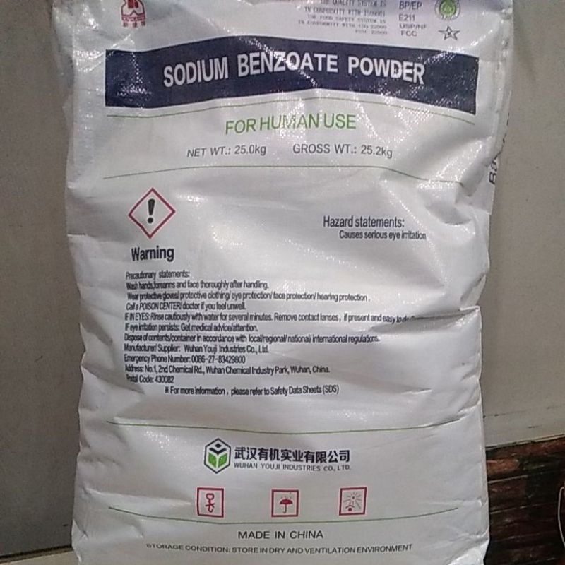 

SODIUM BENZOATE POWDER PENGAWET MAKANAN REPACK 1 KG