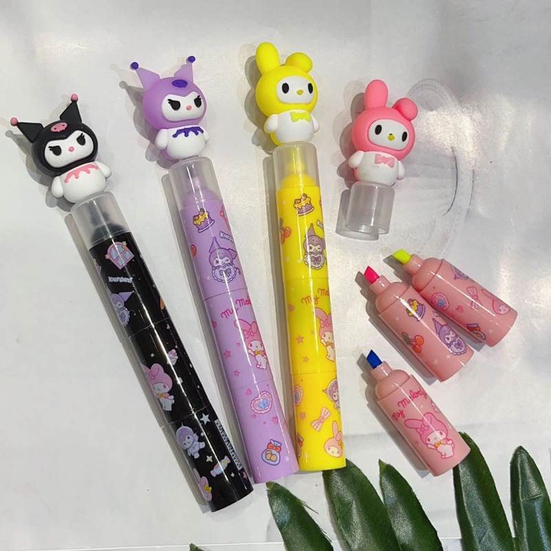 

set highlighter 1pen isi 3warna highlighter stabilo 3 warna cinamaroll sanrio 1 pulpen 3 warna highlighter