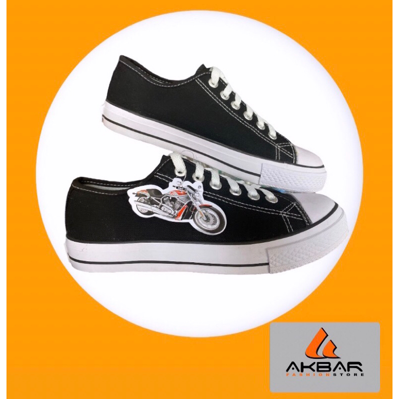 Sepatu Master Basket (MB) Pendek Hitam Putih