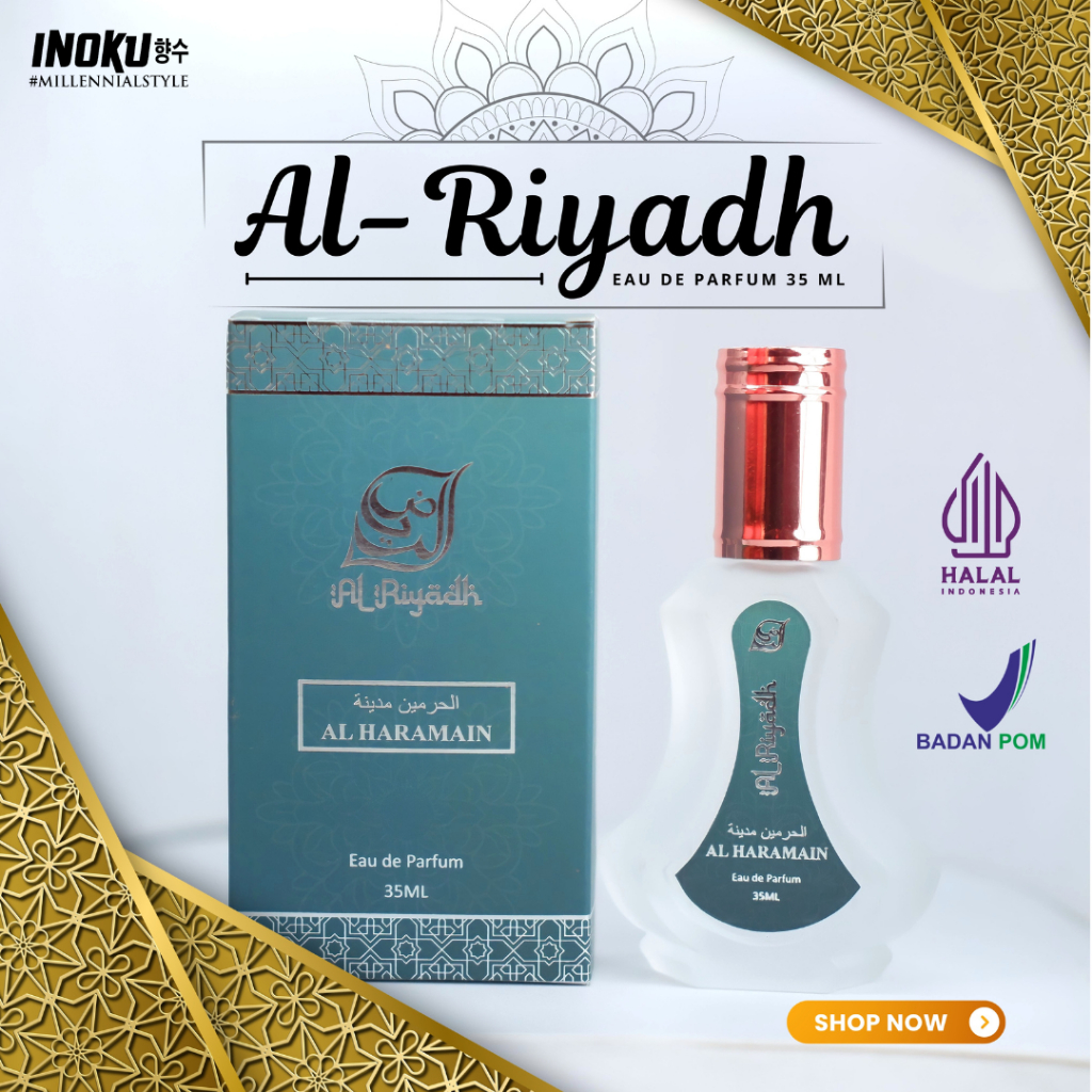 Parfum Al Riyadh Al Haramain | Al Haramain | Parfum Arabian | Parfum EDP | Parfum Tahan Lama | 35 ML