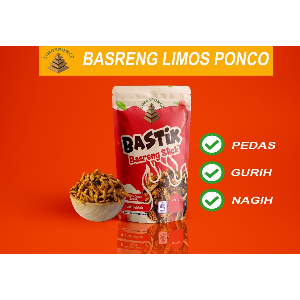 

BASRENG / BAKSO GORENG STICK VIRAL | 250gr | LIMOS PONCO
