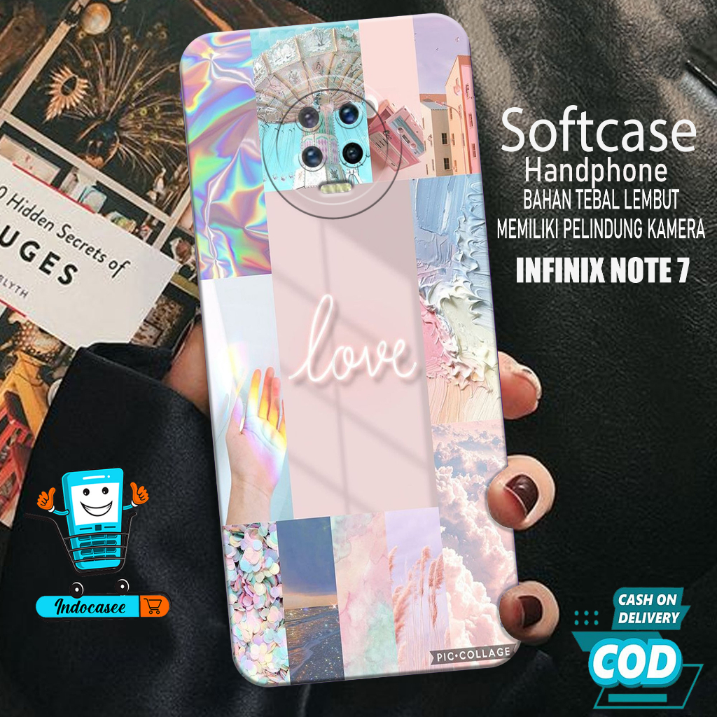 Case Hp INFINIX NOTE 7 - Softcase INFINIX NOTE 7 Terbaru - Casing INFINIX NOTE 7 - Kesing INFINIX NO