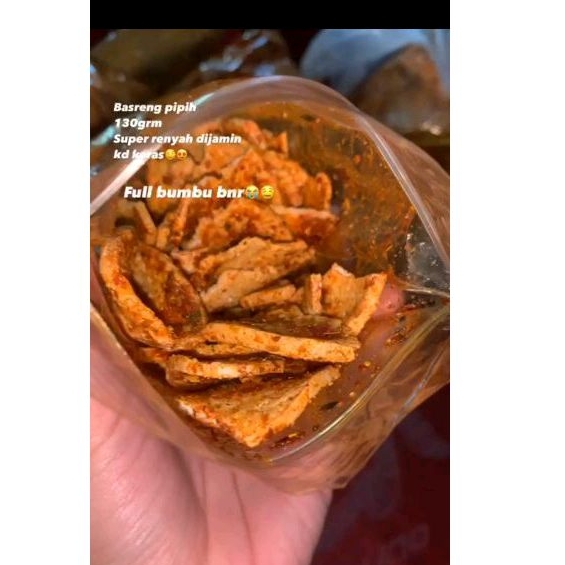 

basreng pipih 130grm terbestseller