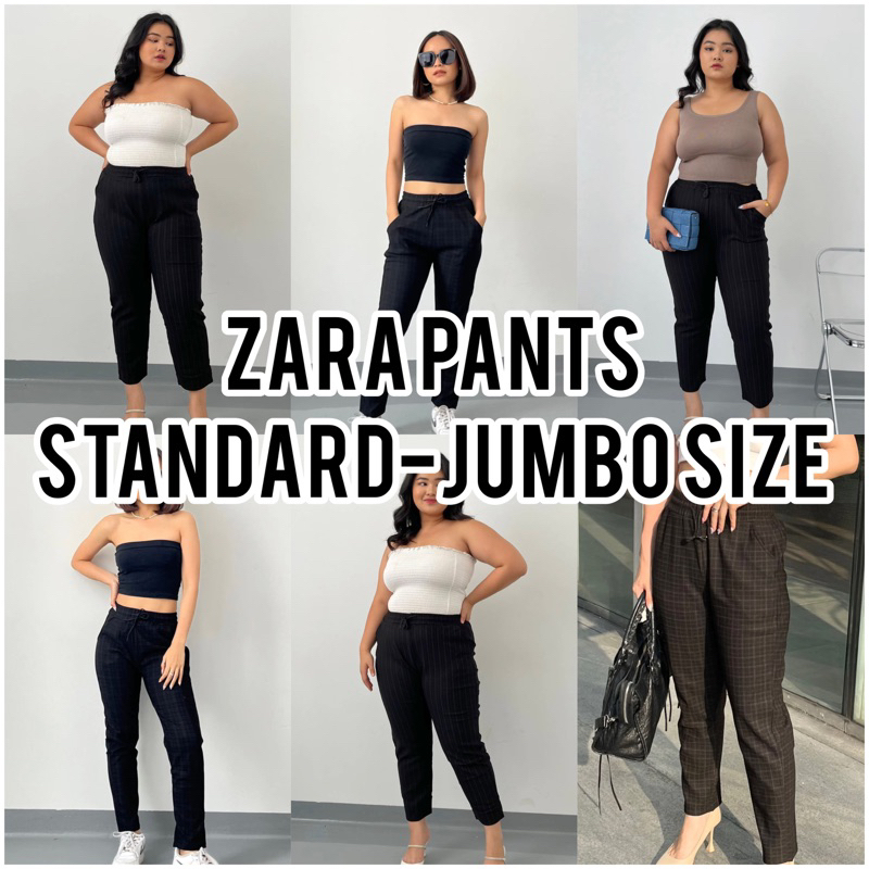 CELANA WANITA CELANA SANTAI CELANA BAHAN ZARA TEBAL