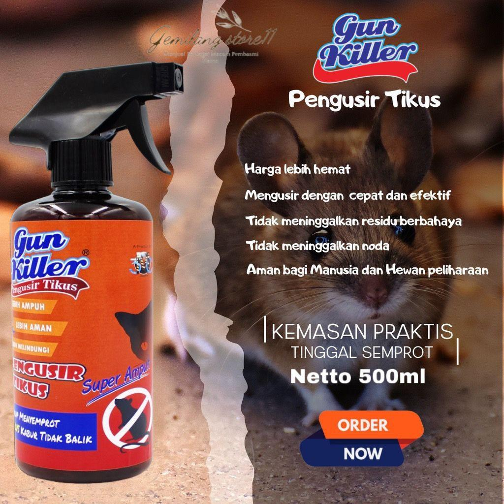 Gun Killer Pengusir Tikus Ampuh Di Rumah, Alat Pengusir Tikus, Pengusir Tikus Cair Super Ampuh