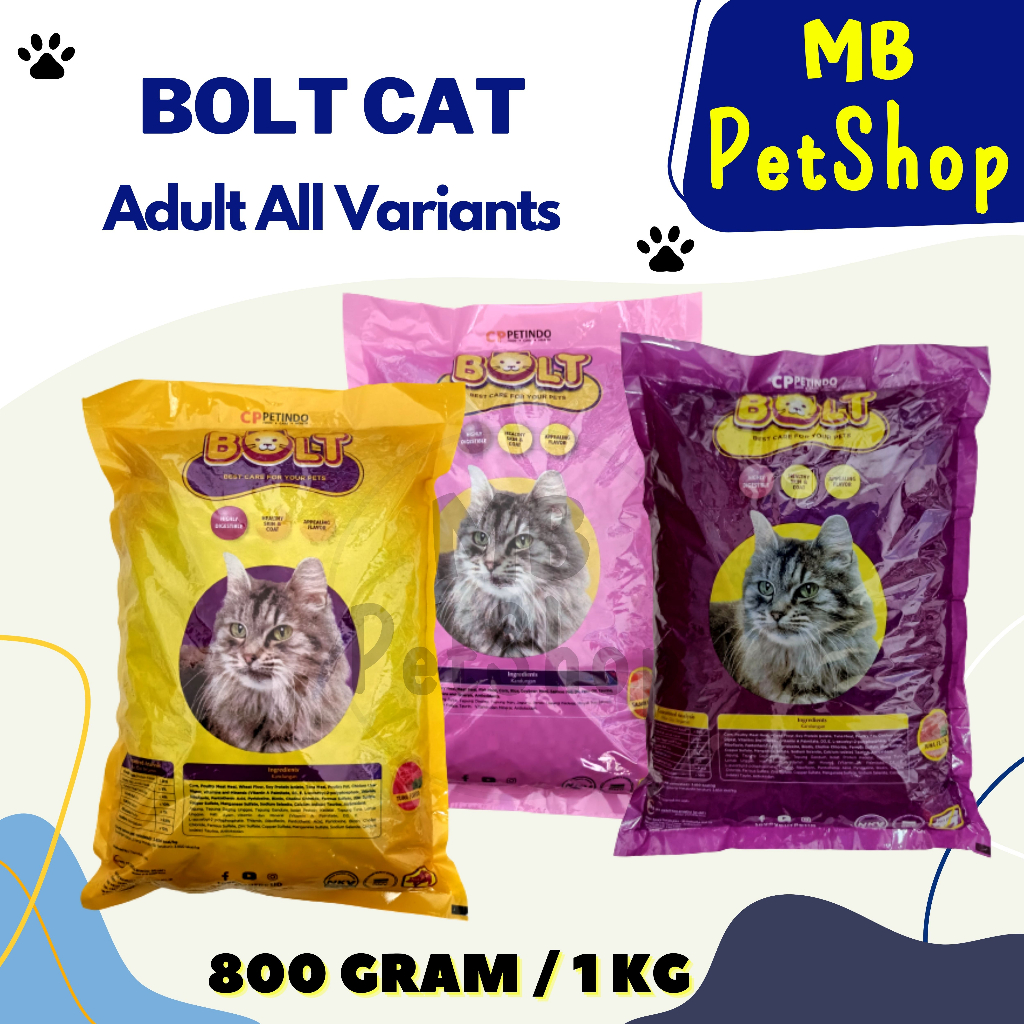 Bolt Cat Adult  All Variants 800 gram / 1 kg