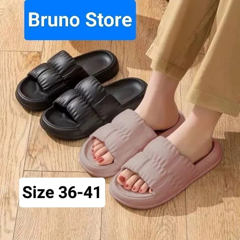 Sandal selop slop wanita murah viral terlaris sandal slip on Gosome 626m