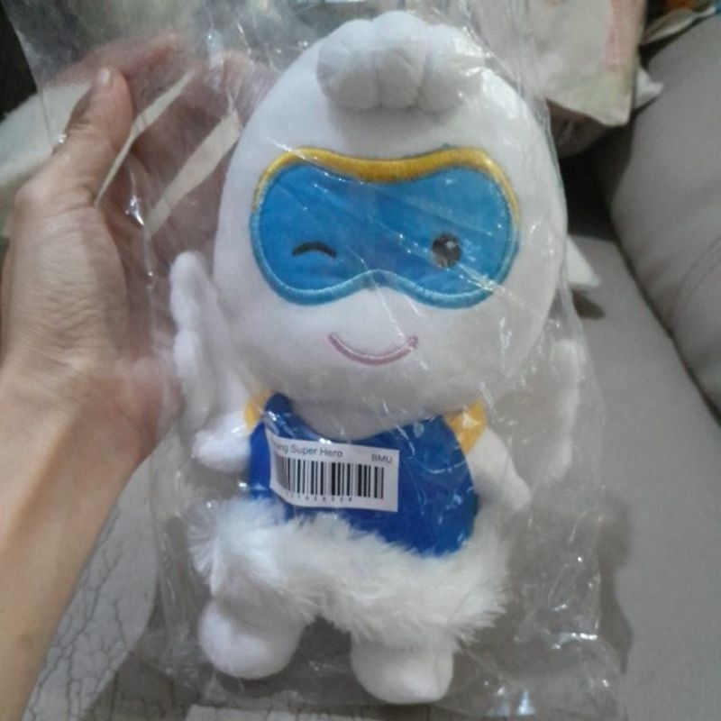 boneka merries rattle pokojang mainan anak gigit bantal guling selimut