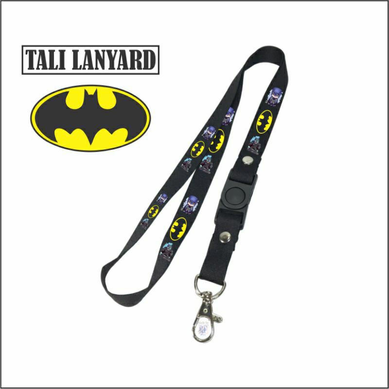 

Lanyard BATMAN / Tali Lanyard Gantungan Kunci Name Tag Id Card / Pods / Brand Lokal / Tali Lanyard Art / Lanyard Polos