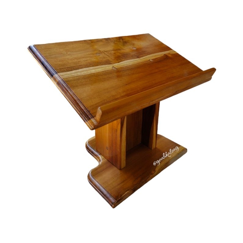 Meja Majelis | Mimbar Kajian Duduk | Kayu Jati