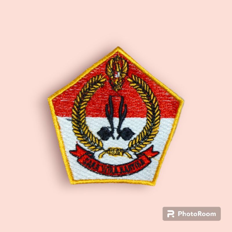 BET BADGE SAKA WIRA KARTIKA LOGO BORDIR SAKA WIRA KARTIKA