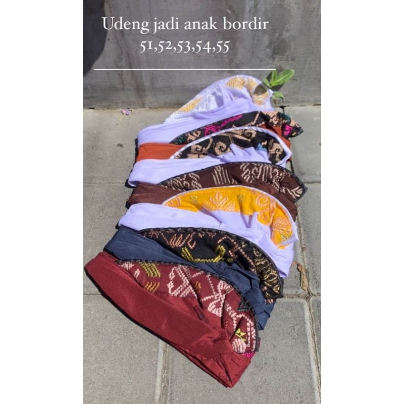 Udeng Jadi Bordir Anak Bali Tanggung | Udeng Anak Bordir