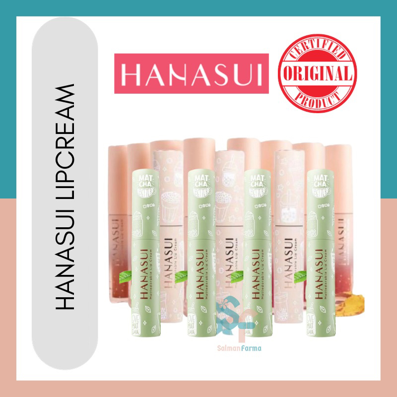 HANASUI Mattedorable Lipcream Hanasui Boba Hanasui Matcha Lipcream/Lipcream Hanasui