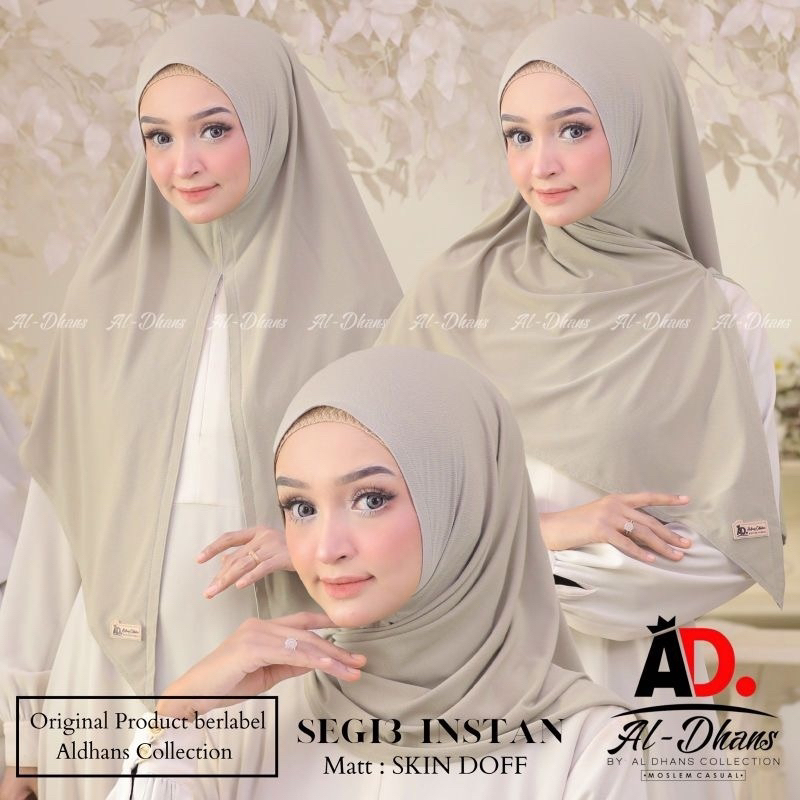 Hijab Segitiga Instan By Al-Dhans / Hijab Segitiga Instan Jersey / Hijab Dewasa