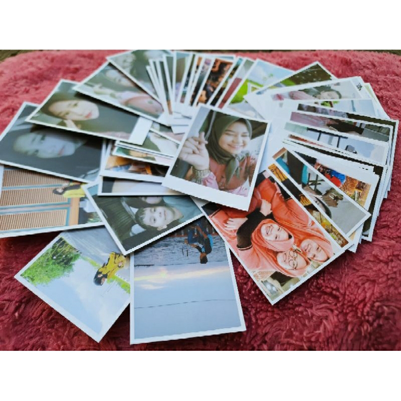 cetak foto uk. 2R /foto polaroid 2R/foto polaroid polos/foto polaroid motif
